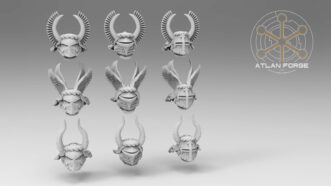 KNIGHTS TEMPLAR NOBLE KNIGHTS HEADS