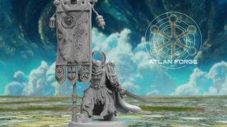 KNIGHTS TEMPLAR WAR BANNERS AND STANDARD BEARER