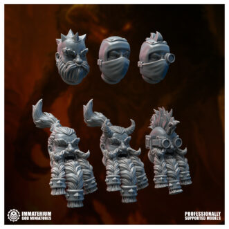 WARFORGED RAVAGERS DWARVES HEADS V1