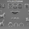 AEGYPTIAN VEHICLE ORNAMENTS