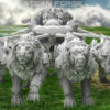 KNIGHTS FOUR LION CHARIOT