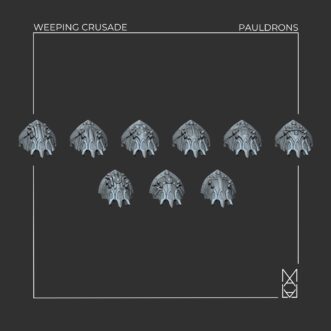 WEEPING CRUSADE CUSTODIAN PAULDRONS