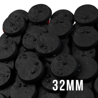 32MM ROUND PLASTIC BASES (SKULLS & SHELLS EDITION)