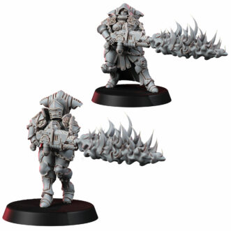 BATTLE NUN FLAMETHROWERS HEAVY ARMOR