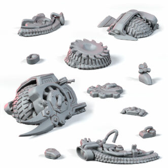 DESTROYED BIKES SCATTER KIT