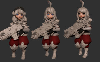 SPACE NUNS ANIME CHIBI MEGASET