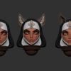 SPACE NUNS ANIME HEAD SET (12U)