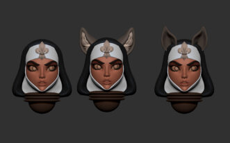 SPACE NUNS ANIME HEAD SET (12U)