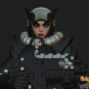 SPACE NUNS ANIME HELMETS SET (9U)