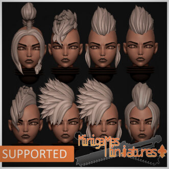 SPACE NUNS ANIME PUNK HEAD SET (32U)