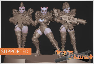 SPACE NUNS ANIME SISTERS OF CORRUPTION V2