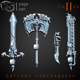 DARK CHAOS WEAPONS SET (4U)
