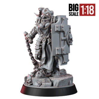 IMPERIAL DOMINATOR WITH FLAIL AND SHIELD (SCALE 1:18)