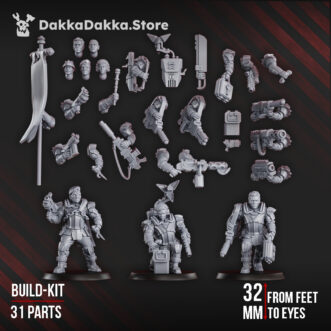 PHAETON GUARD SPECIAL FORCES MASTERS SQUAD BUILD KIT