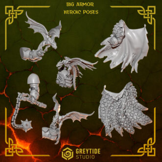 ANVIL WARDENS BIG ARMOR HEROIC POSES