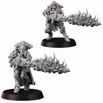 BATTLE NUN FLAMETHROWERS MEDIUM ARMOR