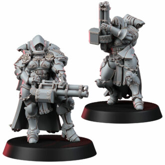 BATTLE NUN GATLING SHOCKRIFLES HEAVY ARMOR