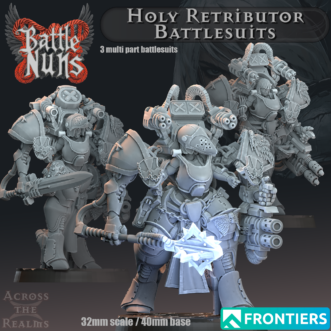 BATTLE NUN HOLY RETRIBUTOR BATTLESUITS