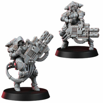 BATTLE NUN MAGMA CANNONS LIGHT ARMOR