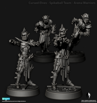 CURSED ELVES ARENA WARRIORS SPIKEBALL TEAM