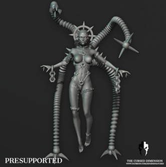 CURSED ELVES COVEN LEADER V1