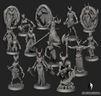 CURSED ELVES WARP WARRIORS