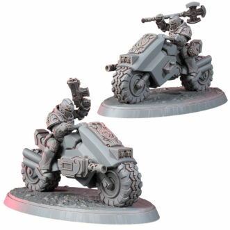 KNIGHTS OF THE SACRED HEART CAPTAIN ON BIKE