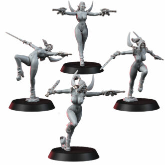 SPACE ELF FEMALE GANGSTERS (NSFW)