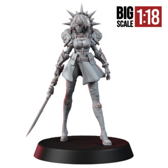 SPACE NUNS ANIME NIER STANDING WITH BACKPACK (SCALE 1:18)