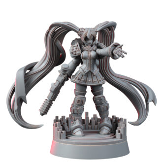 SPACE NUNS ANIME VOCALOID MIKU V2