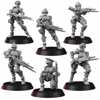 TRAITOR PINUP CORPS RIFLE SET (PIN-UP)