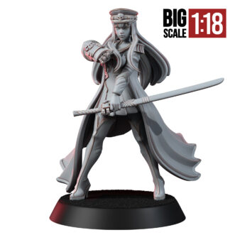 SOLDIERS ANIME SPACE KOMMISSAR (SCALE 1:18)