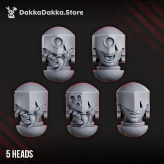 UNHOLY SPACE PIPER THE CURSED HEADS SET V1