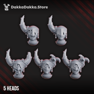 UNHOLY SPACE PIPER THE CURSED HEADS SET V2