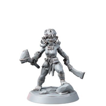 GOBLINS - FEMALE FIGHTER WITH SABRE