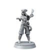 HUMANS - PIRATE FEMALE FIGHTER WITH SABRE