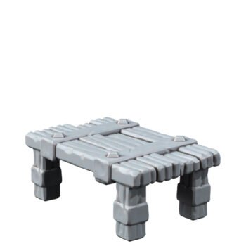DECORATIONS - WOODEN TABLE