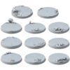 GOBLINS - 25MM DEATH CUPS BASES (11U)