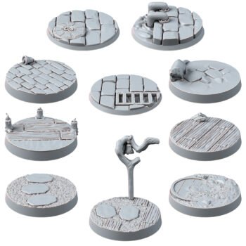 RATMEN - NEZUMI CLANS 25MM BASES (10U)