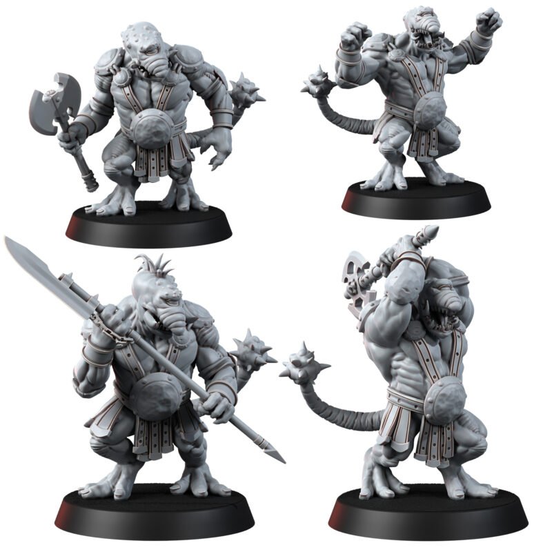 REPTILIAN - WARRIORS TEAM (4U)