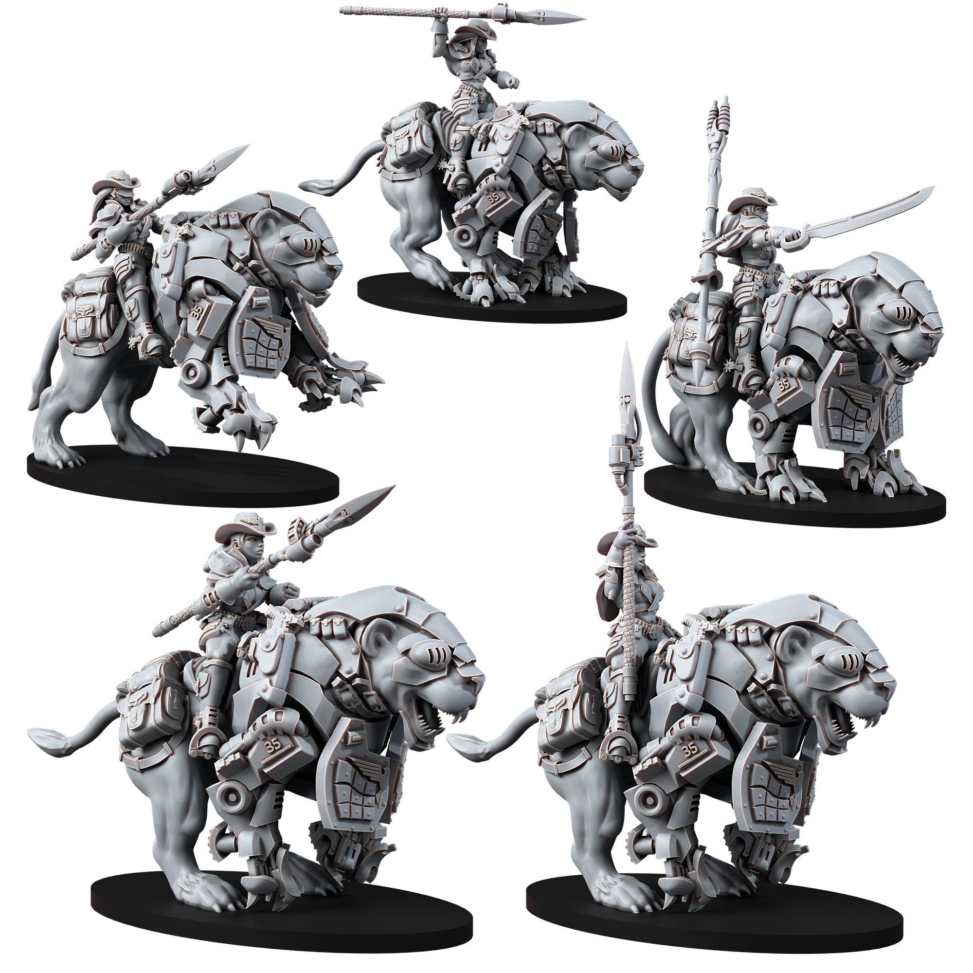 IMPERIAL FEMALE CORPS - LION CAVALRY (5U)