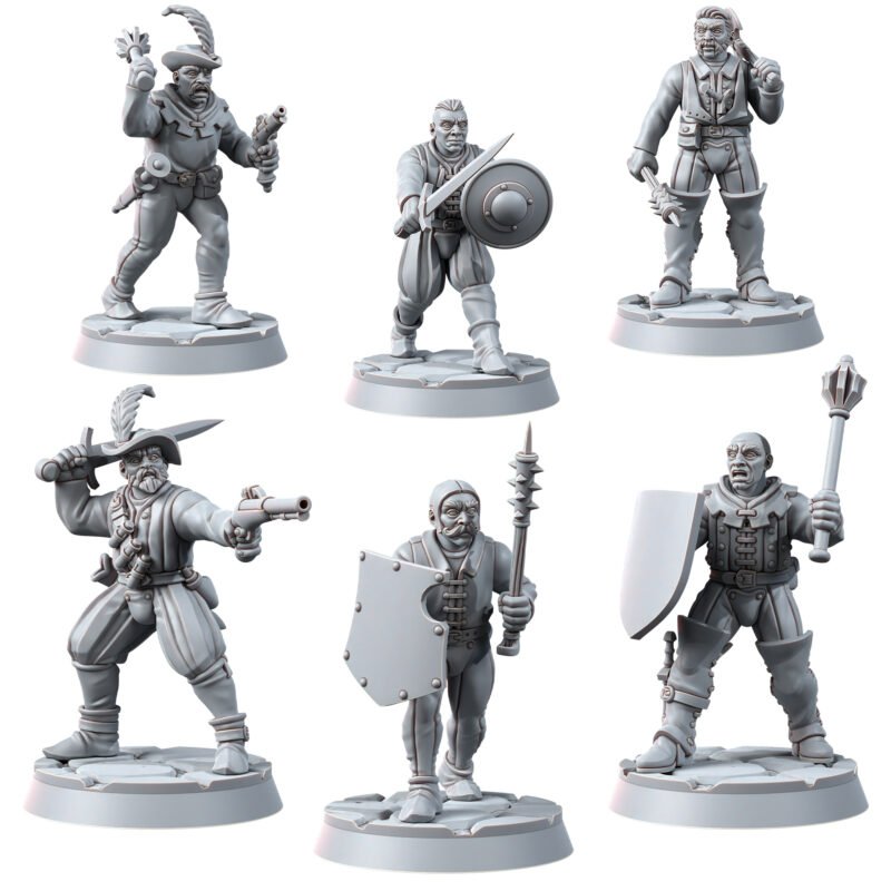 HUMANS - MERCENARIES (6U)