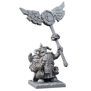 DWARFS - KINGDOMS MASTER BREWER WITH STANDARD