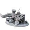 SKELETONS - GOD-KING ON UNDEAD CROCODILE