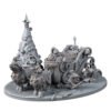 DWARFS - SLEEPING SANTA CLAUS AND HIS LITTLE HELPERS
