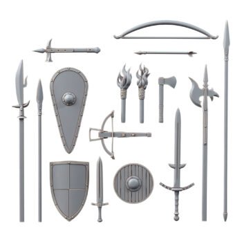 KNIGHTS - MEDIEVAL WEAPONS (16U)