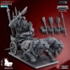 ORCS - GREY WASTE WARBOSS ON WARGH CHARIOT
