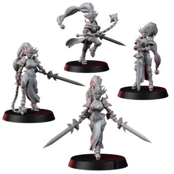 ELVES - DROW LEGIONNAIRES WITH TABARDS